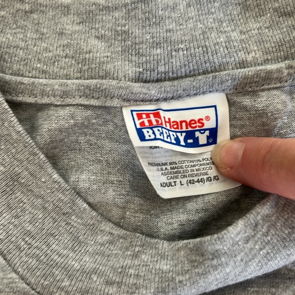 NWOT Set of two 1990s dot com trade show tees, both Hanes Beefy T size Large - Picture 10 of 10